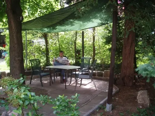 Garten mit Sitzecke
